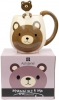 Mug "Bertie Bear" 325ml with spoon and matching gift box