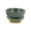 Kendo bowl and sacuer, color green
