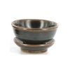 Kendo bowl and sacuer, green